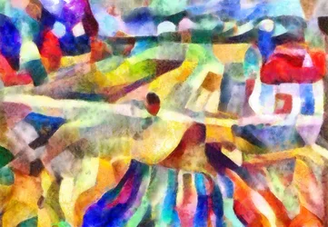 talo punaisella katolla,2017,(sekatekniikka)